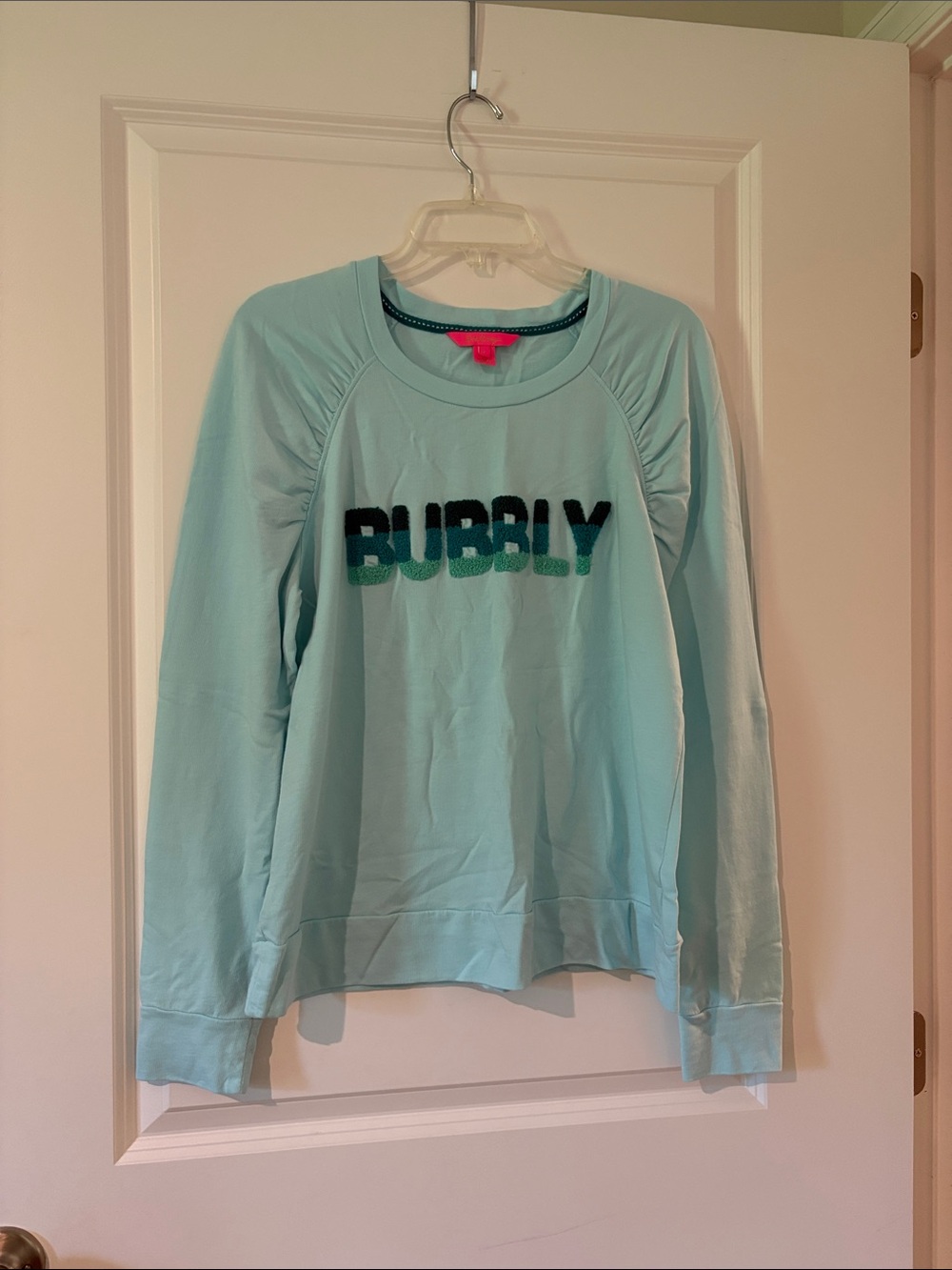 Lilly Pulitzer Mint 'BUBBLY' Crewneck Sweatshirt